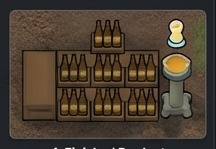 Workflow crop showing the finished product for how to make beer rimworld