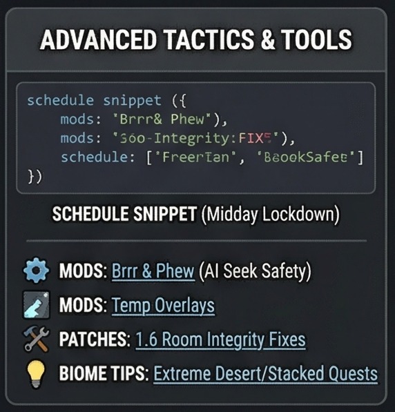 How to survive heat wave RimWorld advanced tactics panel