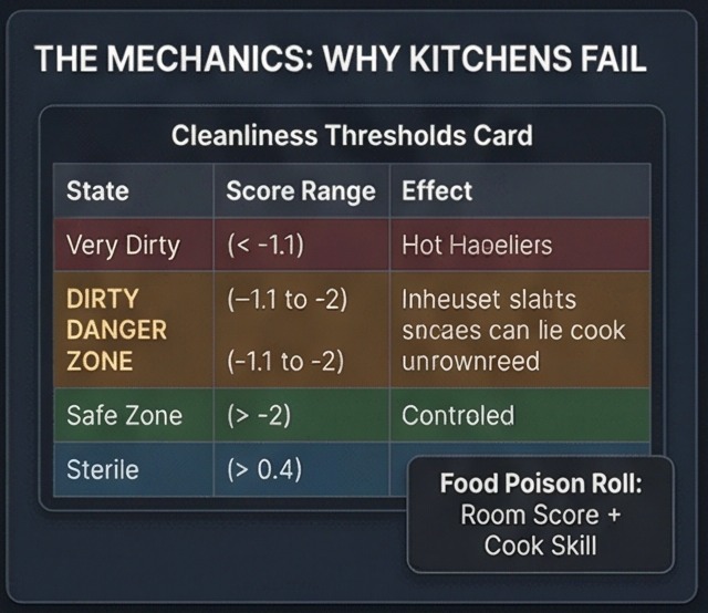 RimWorld kitchen cleanliness panel