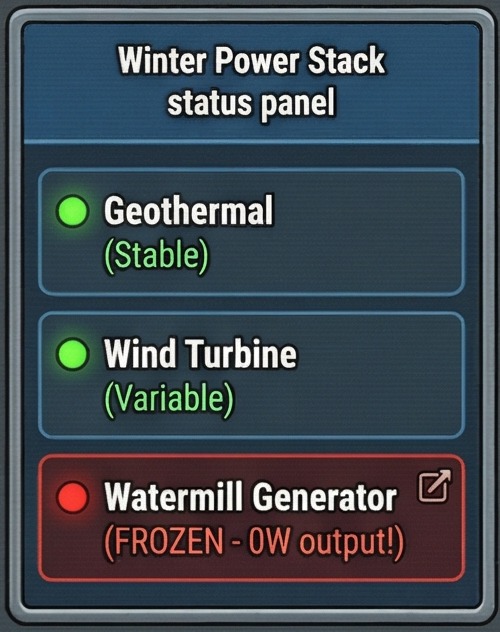 Winter power stack for how to survive cold snap rimworld