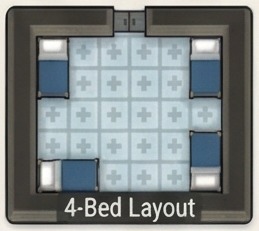 how to make hospital bed rimworld 4 bed layout