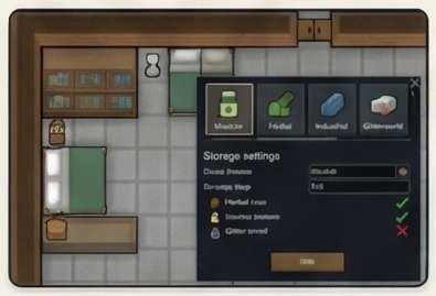 how to make hospital bed rimworld medicine shelf layout