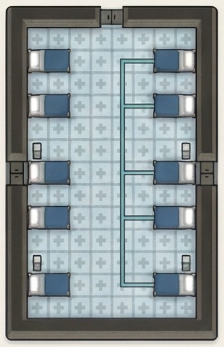 how to make hospital bed rimworld long ward layout