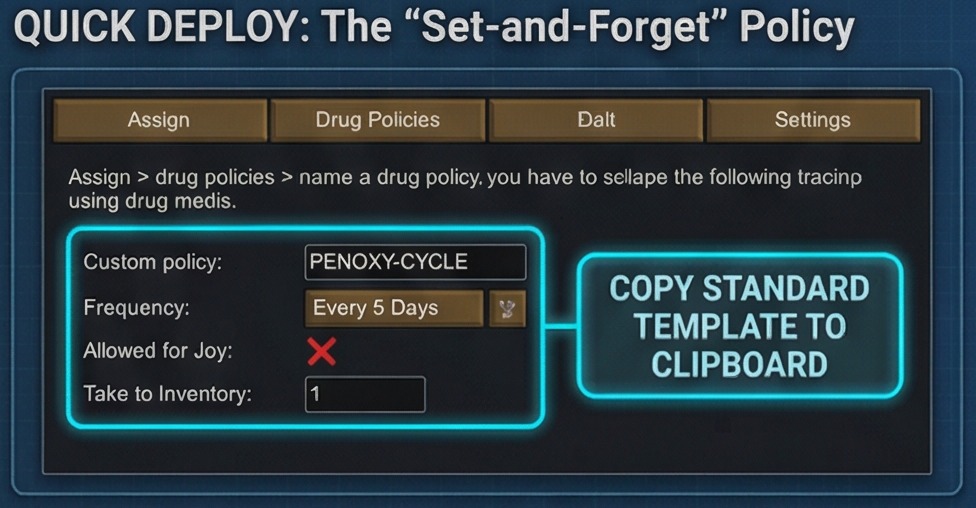 Penoxycyline quick deploy policy card