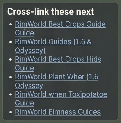 rimworld best crops sidebar panel