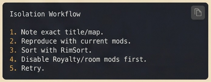 rimworld novice ceremony won't register throne room faq strip panel