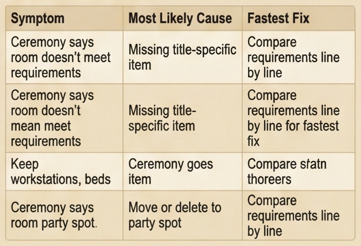 rimworld novice ceremony won't register throne room patch and audit panel