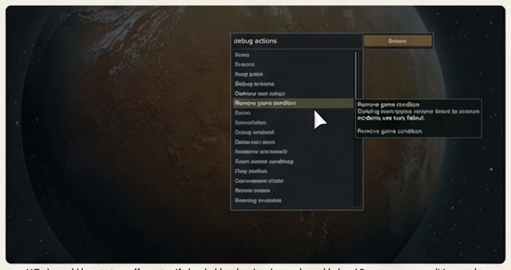 RimWorld how to turn off events quick fix panel