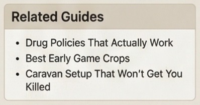 how to make yayo rimworld policy crop