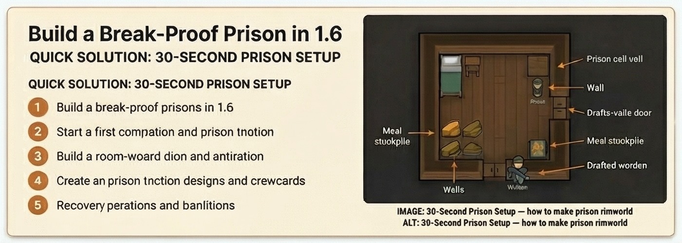 prison build overview for how to make prison rimworld