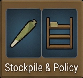 how to make smokeleaf joints rimworld stockpile and policy card