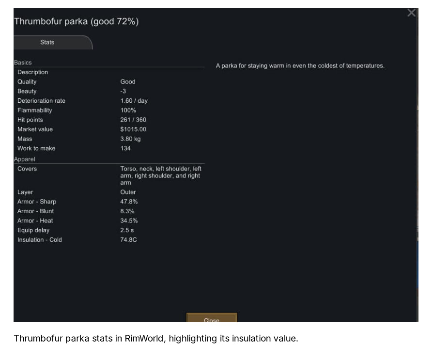 Early game clothing production setup in RimWorld