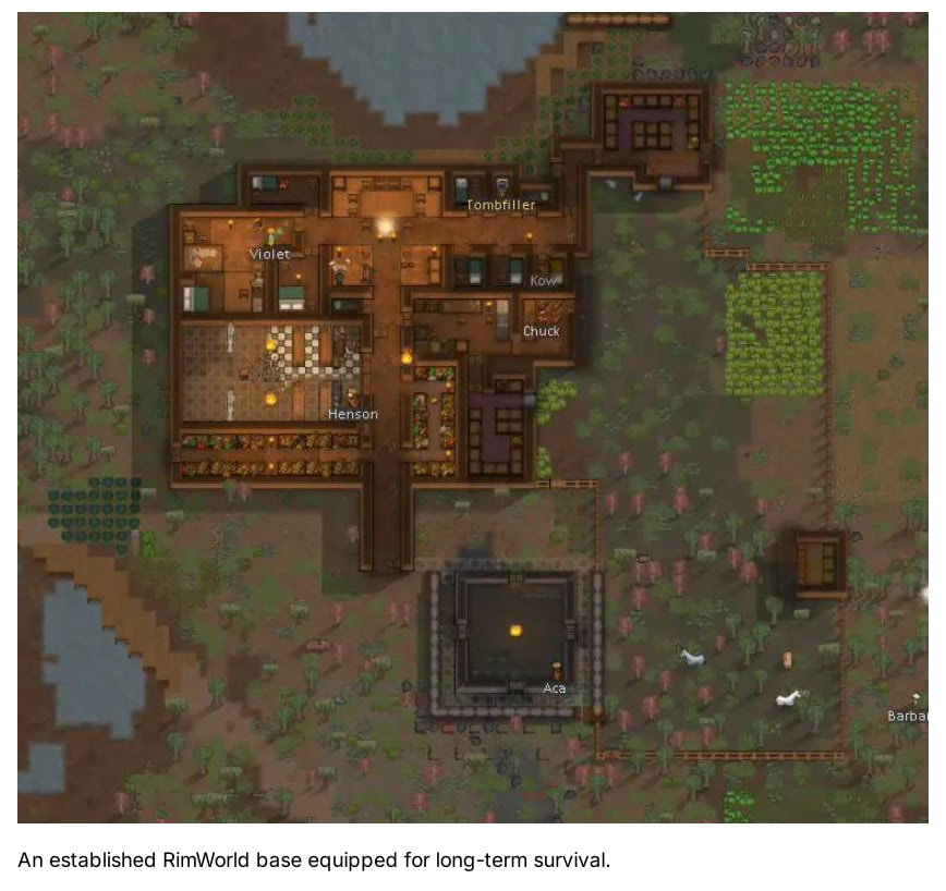 Different clothing materials and their insulation values in RimWorld