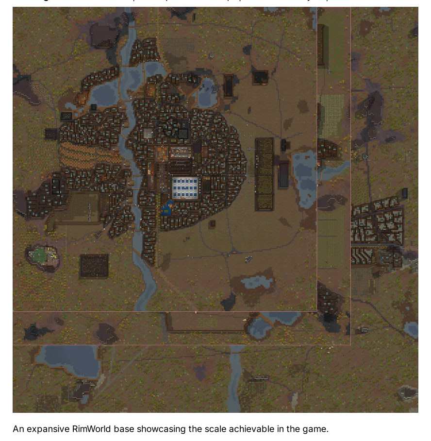 RimWorld base management interface showing colony limits