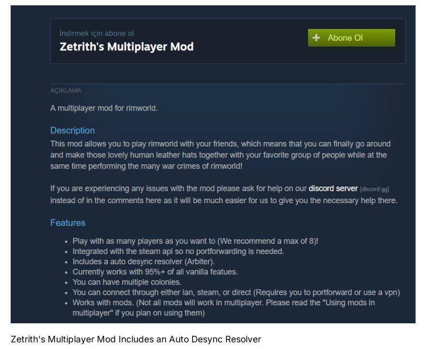 Zetrith's Multiplayer Mod Includes an Auto Desync Resolver