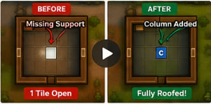 RimWorld roof support visual guide