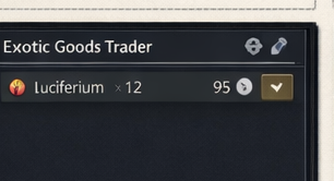 how to get luciferium rimworld — exotic goods trader inventory showing luciferium